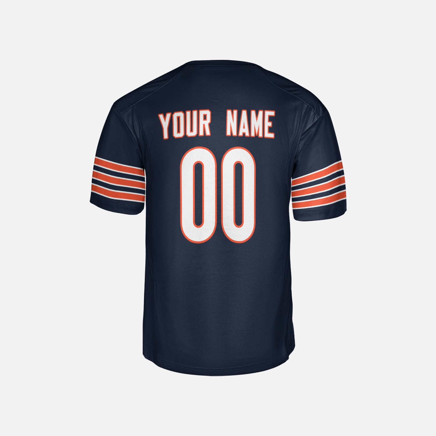 Personalized Chicago Fan Navy Football Jersey – Custom Name & Number