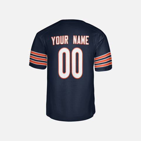Personalized Chicago Fan Navy Football Jersey – Custom Name & Number