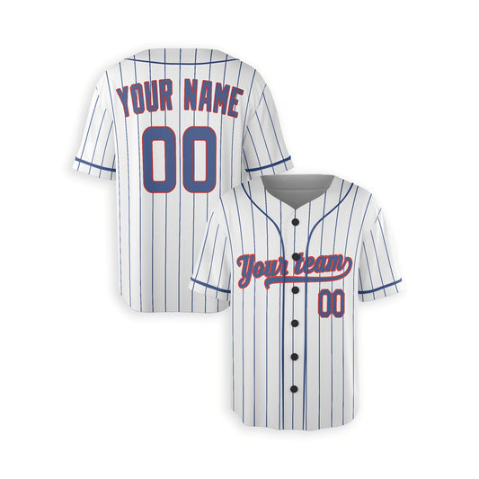 Personalized Chicago North Side Fan White Baseball Jersey – Home Style Custom Name & Number