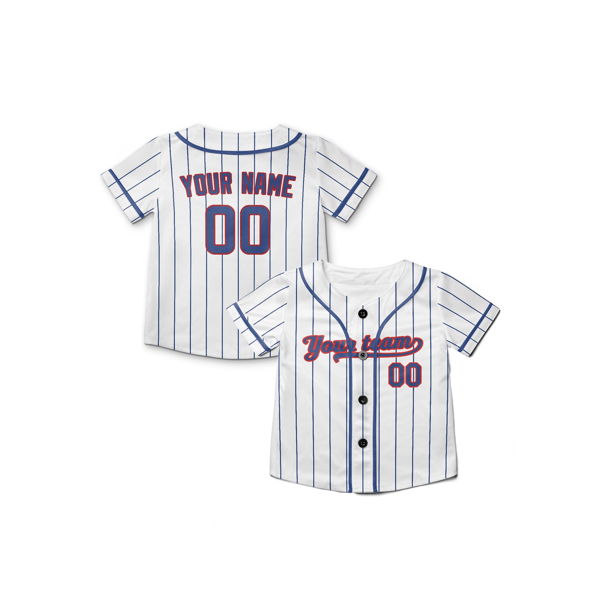 Personalized Chicago North Side Fan White Baseball Jersey – Home Style Custom Name & Number