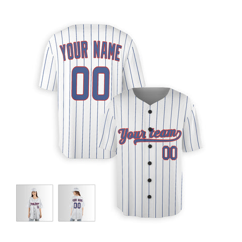 Personalized Chicago North Side Fan White Baseball Jersey – Home Style Custom Name & Number