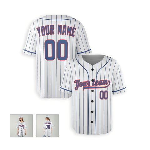 Personalized Chicago North Side Fan White Baseball Jersey – Home Style Custom Name & Number