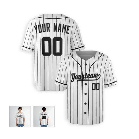 Personalized Chicago South Side Fan White Baseball Jersey – Home Style Custom Name & Number