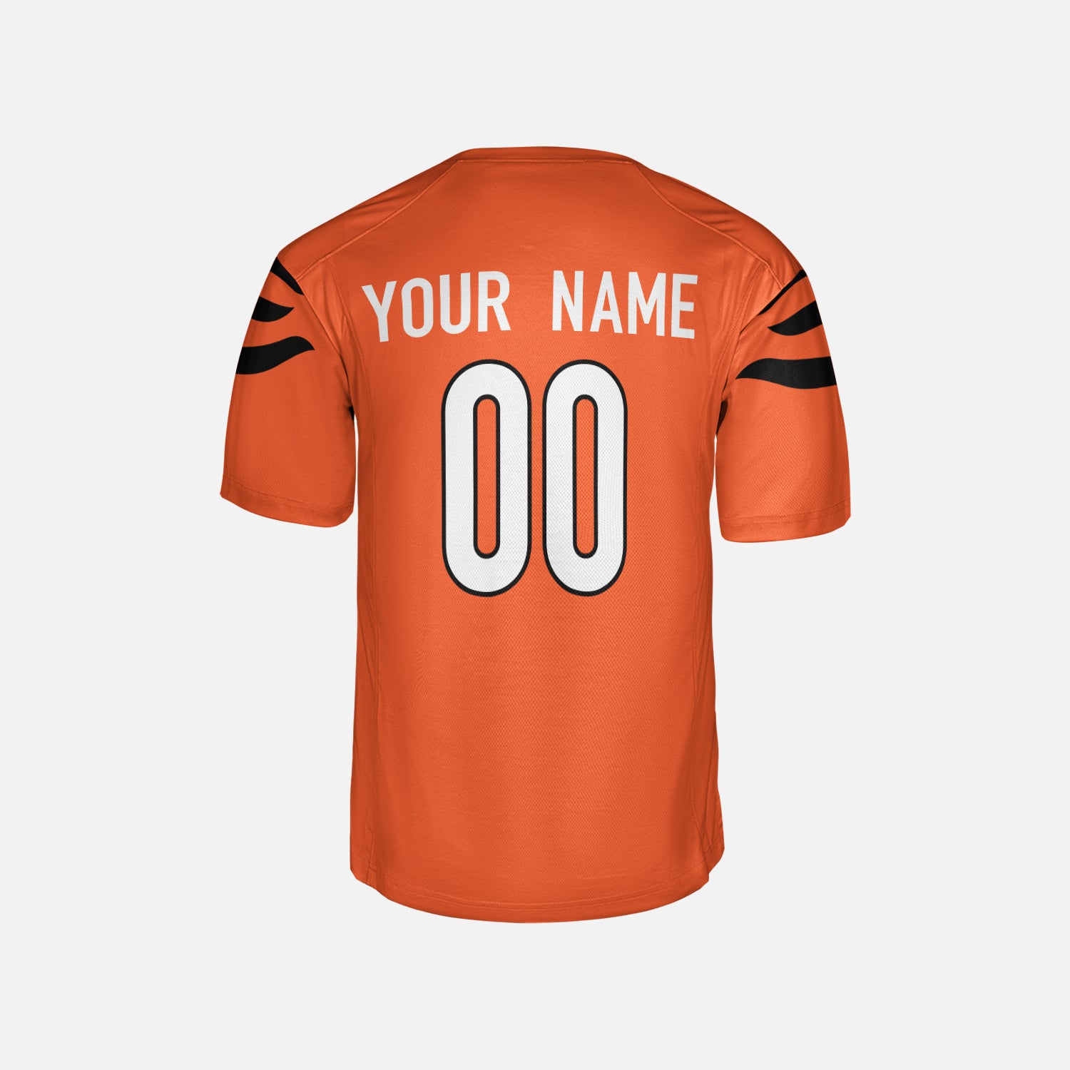 Personalized Cincinnati Fan Orange Football Jersey – Alternate Style Custom Name & Number