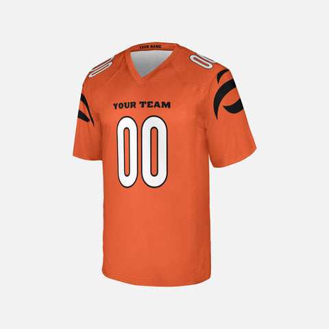 Personalized Cincinnati Fan Orange Football Jersey – Alternate Style Custom Name & Number