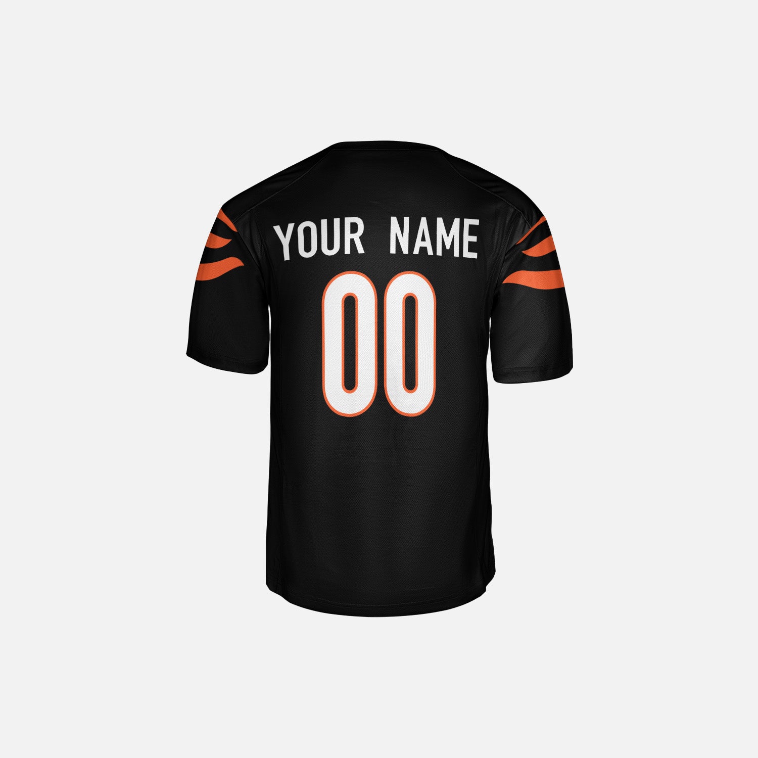 Personalized Cincinnati Fan Black Football Jersey – Custom Name & Number