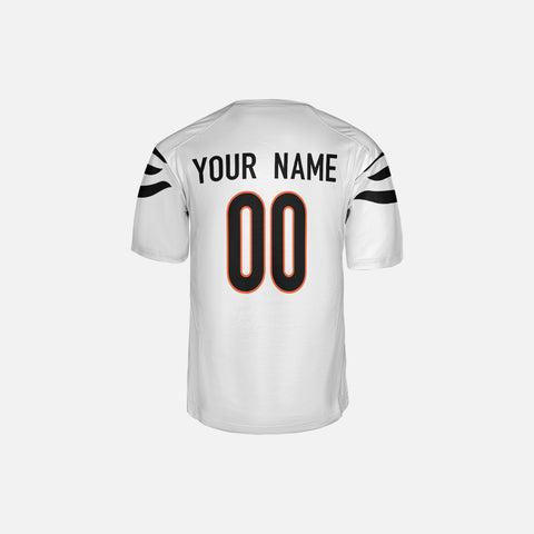 Personalized Cincinnati Fan White Football Jersey – Custom Name & Number