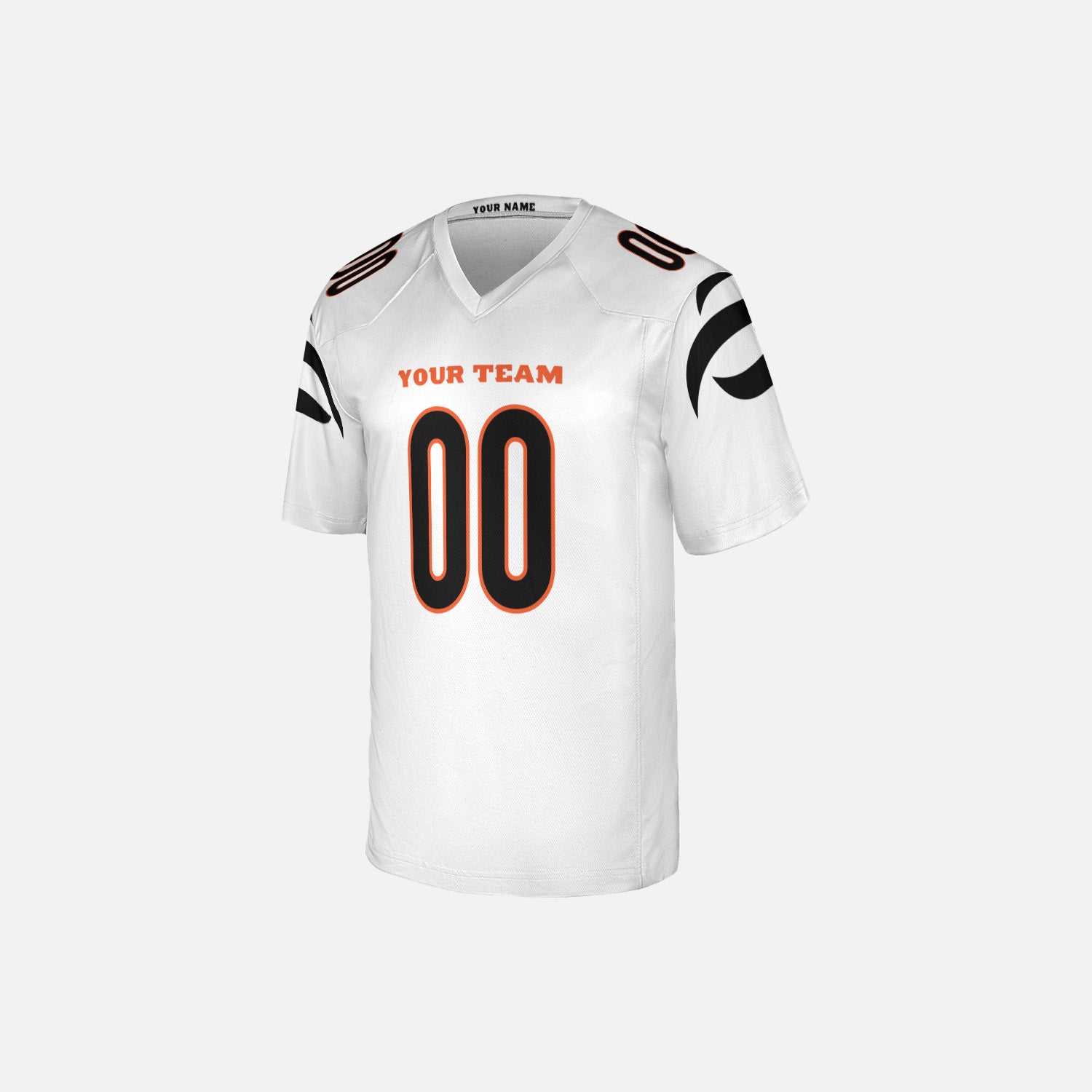 Personalized Cincinnati Fan White Football Jersey – Custom Name & Number