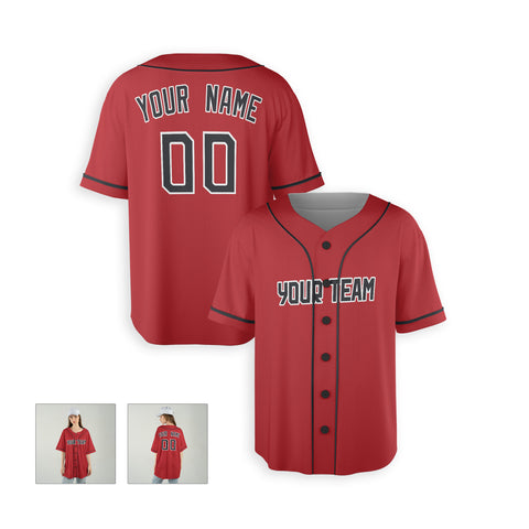 Personalized Cleveland Fan Red Baseball Jersey – Alternate Style Custom Name & Number