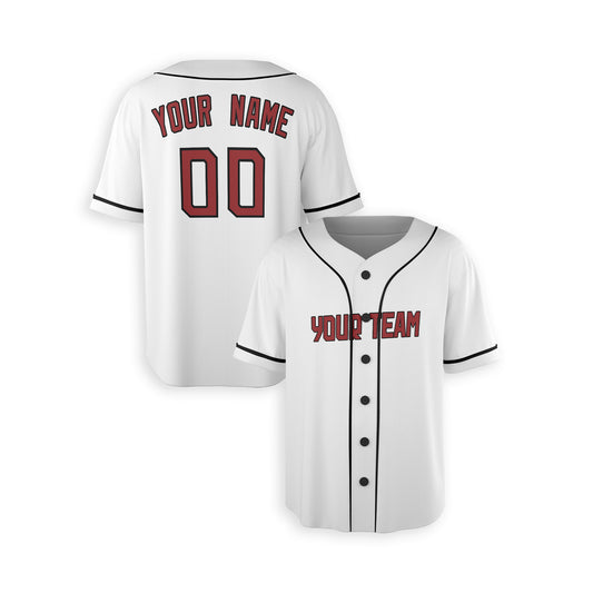 Personalized Cleveland Fan White Baseball Jersey – Home Style Custom Name & Number
