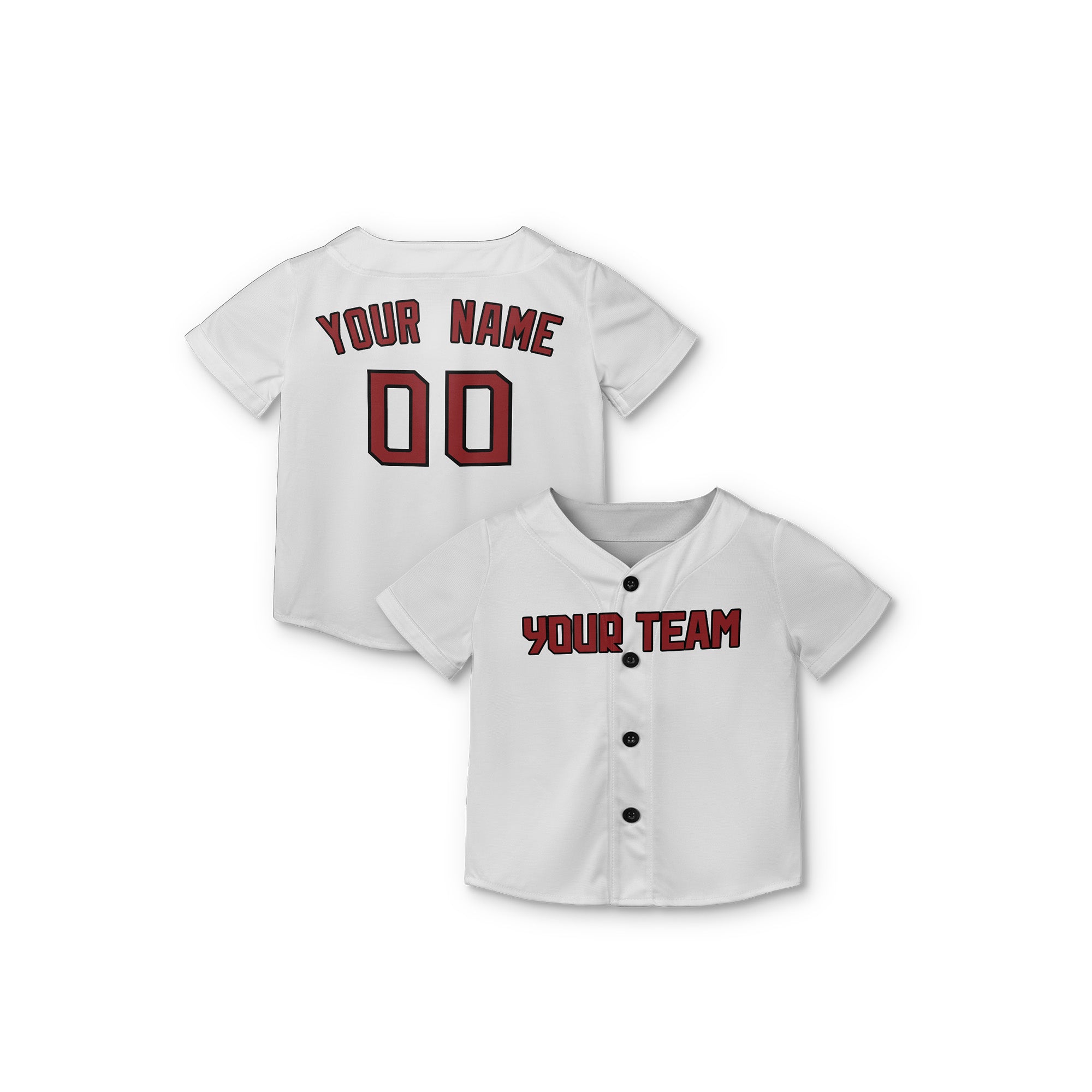 Personalized Cleveland Fan White Baseball Jersey – Home Style Custom Name & Number