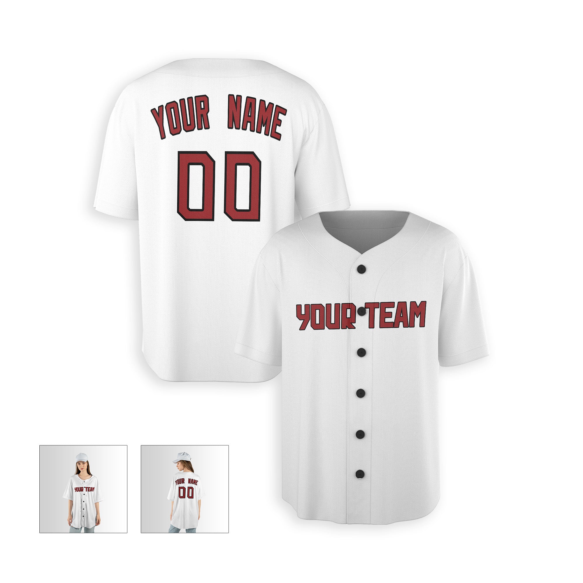 Personalized Cleveland Fan White Baseball Jersey – Home Style Custom Name & Number