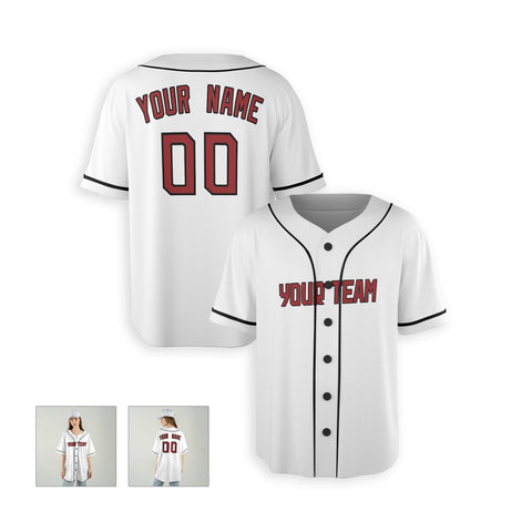 Personalized Cleveland Fan White Baseball Jersey – Home Style Custom Name & Number