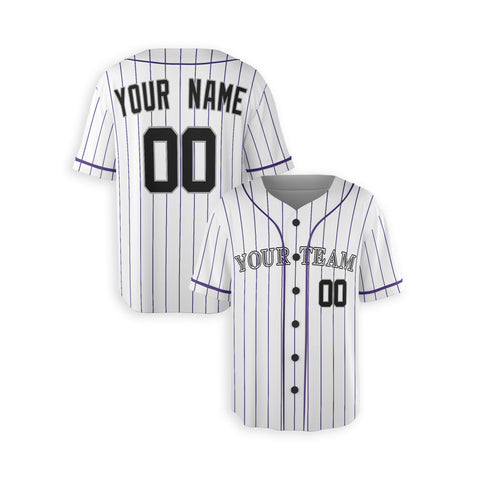 Personalized Colorado Fan White Baseball Jersey – Home Style Custom Name & Number