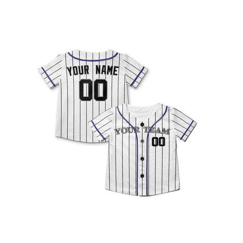 Personalized Colorado Fan White Baseball Jersey – Home Style Custom Name & Number