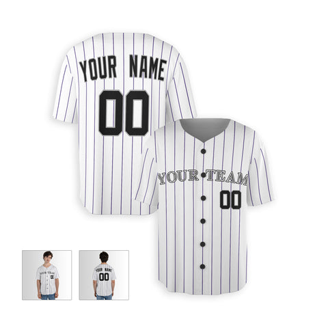 Personalized Colorado Fan White Baseball Jersey – Home Style Custom Name & Number