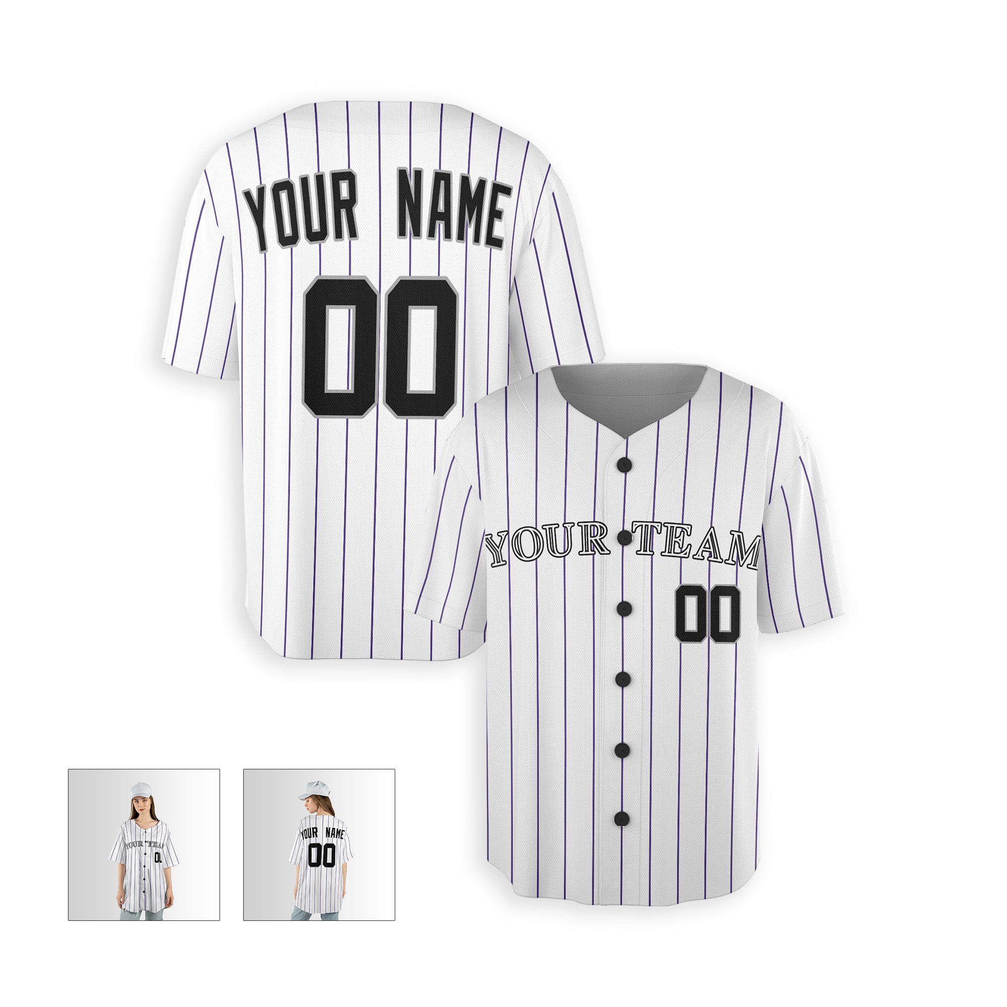 Personalized Colorado Fan White Baseball Jersey – Home Style Custom Name & Number