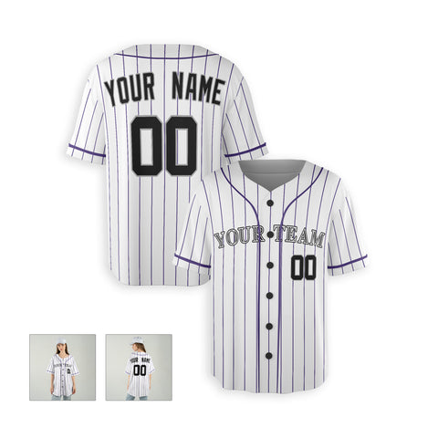 Personalized Colorado Fan White Baseball Jersey – Home Style Custom Name & Number