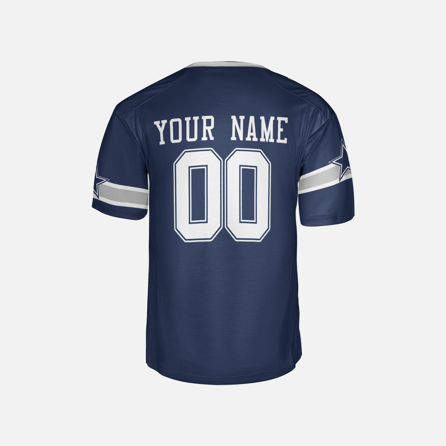 Personalized Dallas Fan Navy Football Jersey – Custom Name & Number