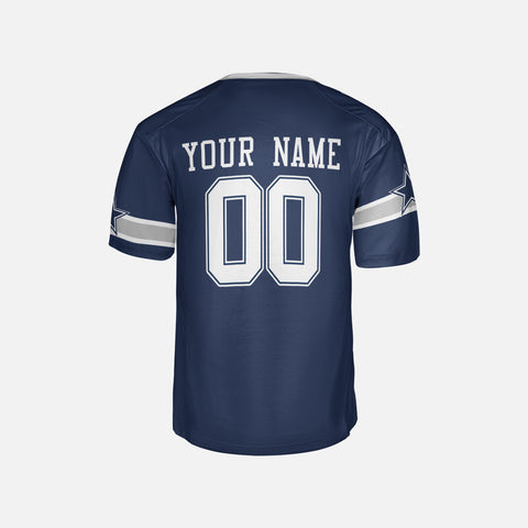 Personalized Dallas Fan Navy Football Jersey – Custom Name & Number