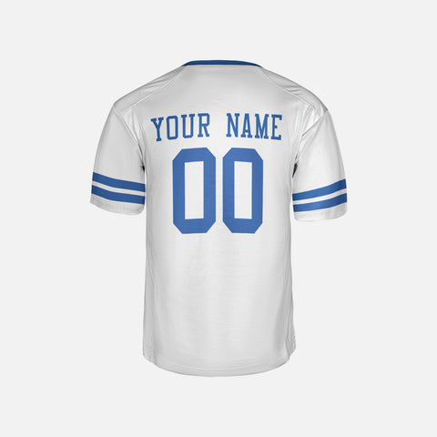 Personalized Dallas Fan White Football Jersey – Custom Name & Number