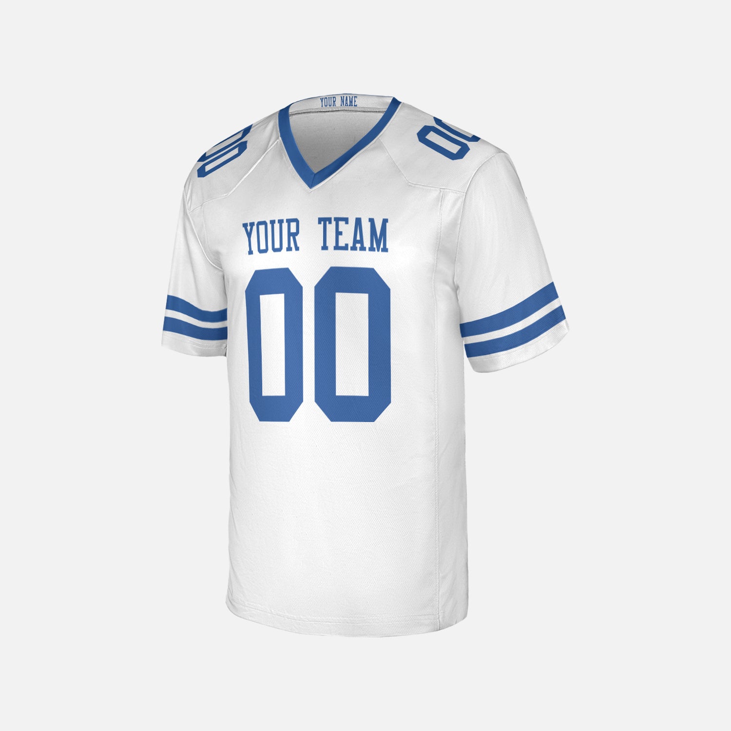 Personalized Dallas Fan White Football Jersey – Custom Name & Number