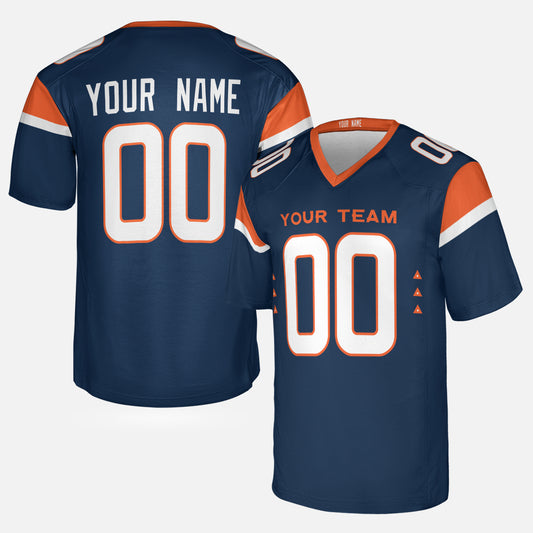 Personalized Denver Fan Navy Football Jersey – Alternate Style Custom Name & Number