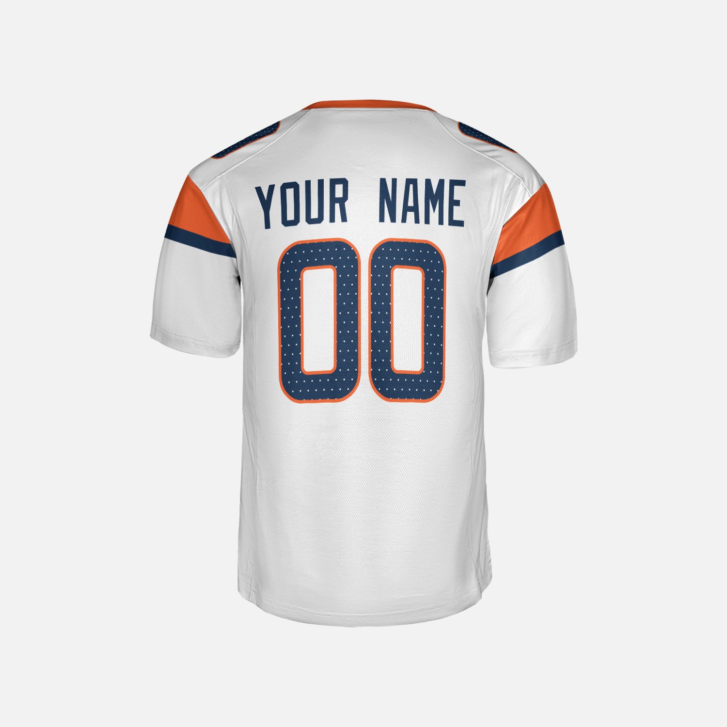 Personalized Denver Fan White Football Jersey – Mile High Style Custom Name & Number