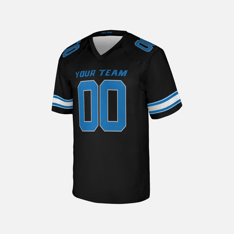 Personalized Detroit Fan Black Football Jersey – Alternate Style Custom Name & Number