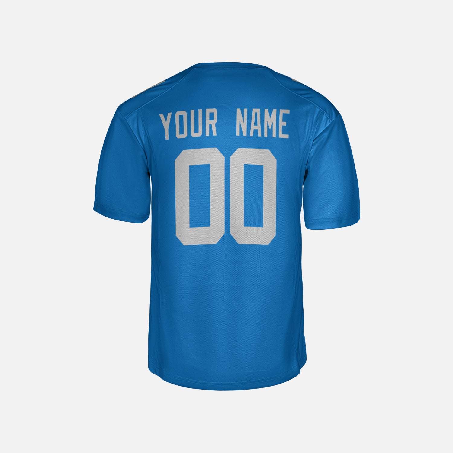 Personalized Detroit Fan Blue Football Jersey – Alternate Style Custom Name & Number