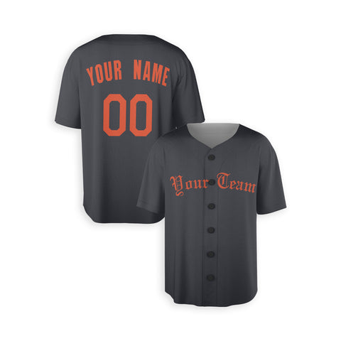 Personalized Detroit Fan Black Baseball Jersey – Alternate Style Custom Name & Number