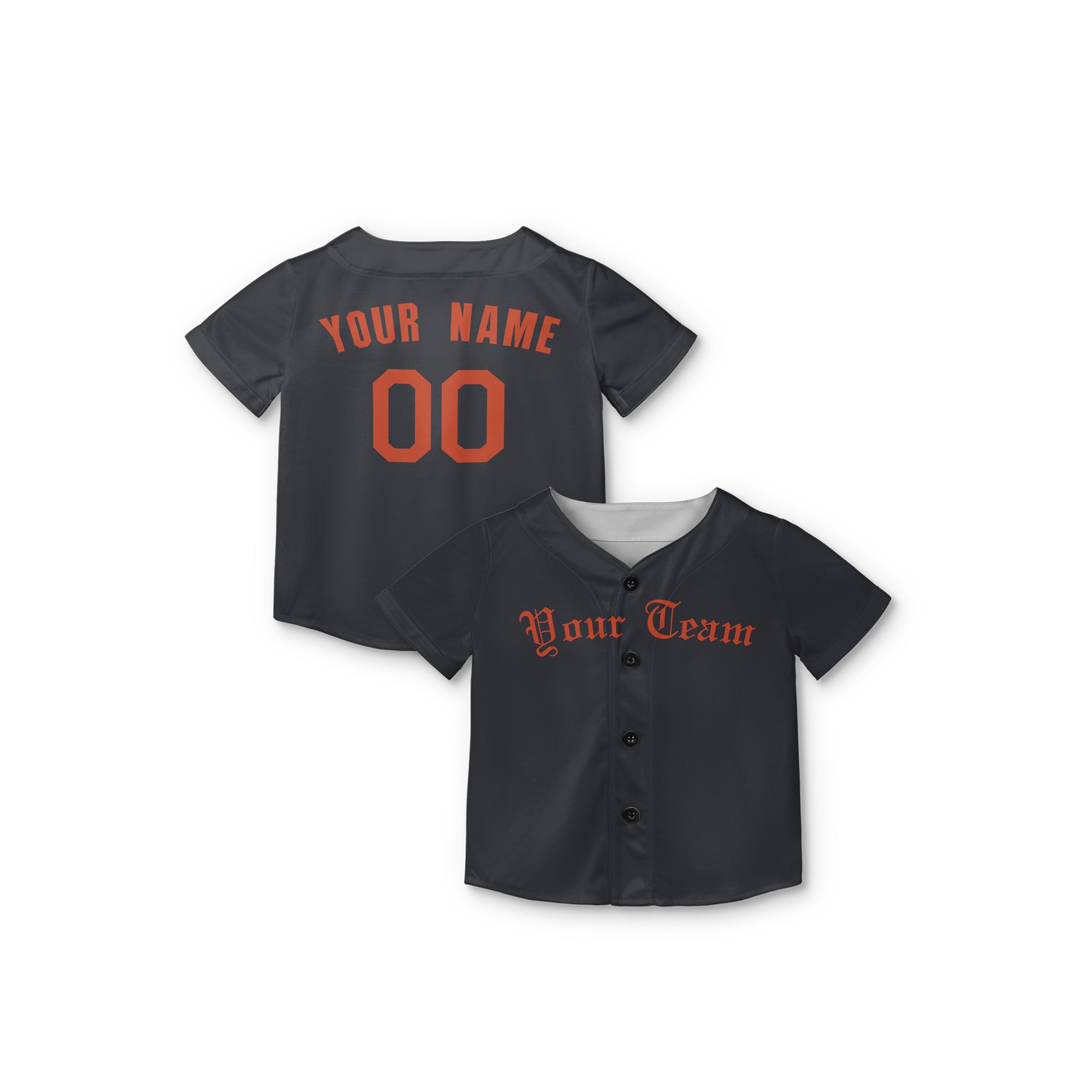 Personalized Detroit Fan Black Baseball Jersey – Alternate Style Custom Name & Number