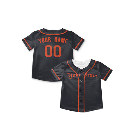Personalized Detroit Fan Black Baseball Jersey – Alternate Style Custom Name & Number