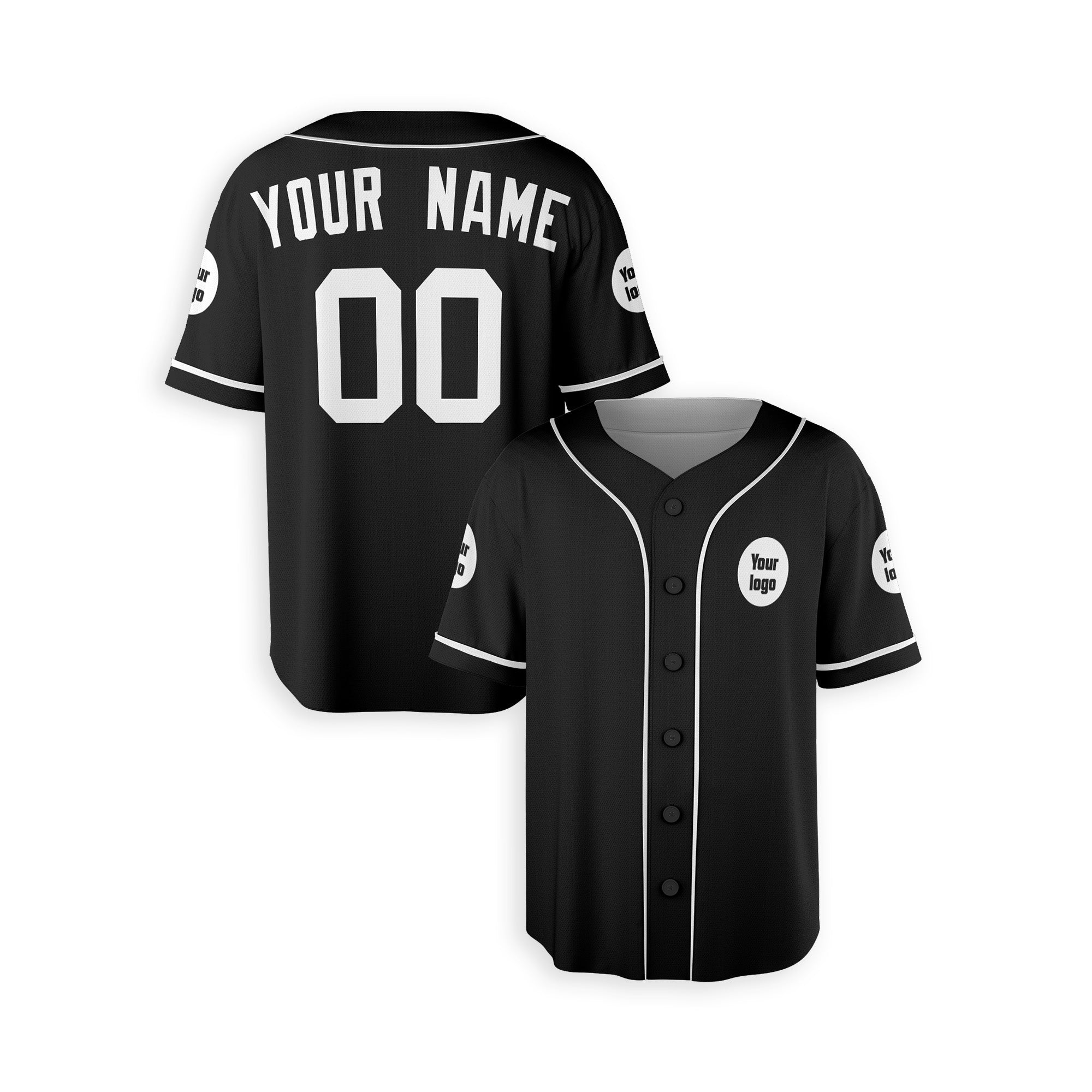 Personalized Detroit Fan Black Baseball Jersey – Alternate Style Custom Name & Number