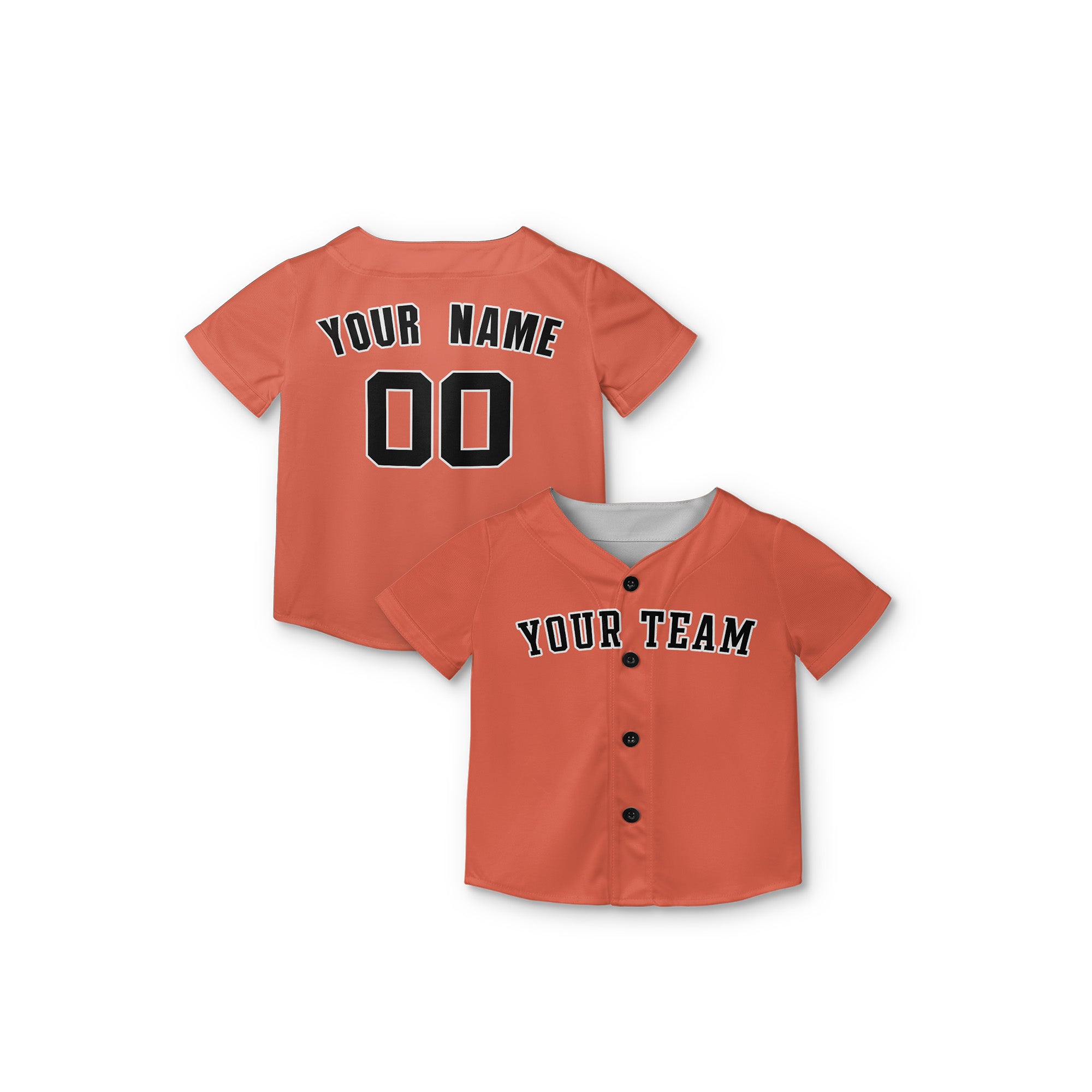 Personalized Detroit Fan Orange Baseball Jersey – Heritage Style Custom Name & Number