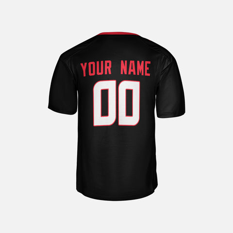 Personalized Houston Fan Black Football Jersey – Alternate Style Custom Name & Number