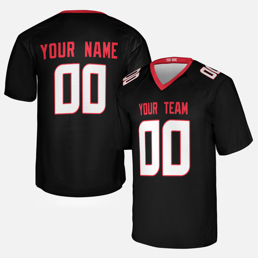Personalized Houston Fan Black Football Jersey – Alternate Style Custom Name & Number