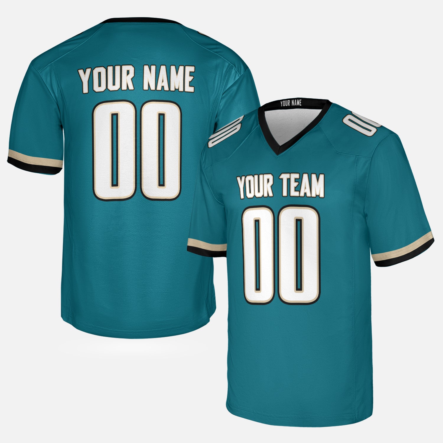 Personalized Jacksonville Fan Teal Prowler Football Jersey – Custom Name & Number