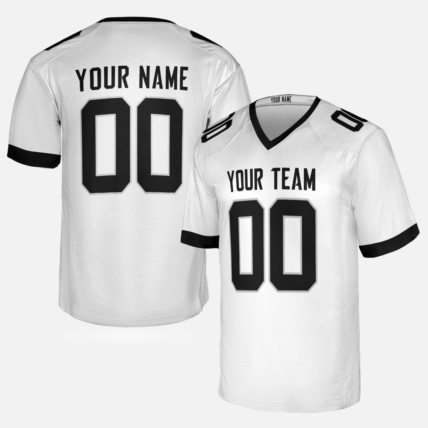 Personalized Jacksonville Fan White Football Jersey – Custom Name & Number