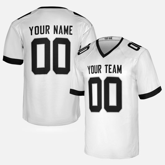 Personalized Jacksonville Fan White Football Jersey – Custom Name & Number