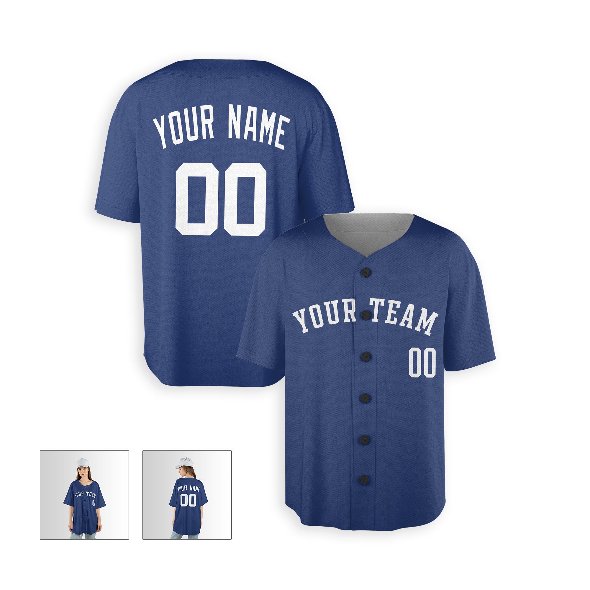 Personalized Kansas City Fan Royal Baseball Jersey – Alternate Style Custom Name & Number