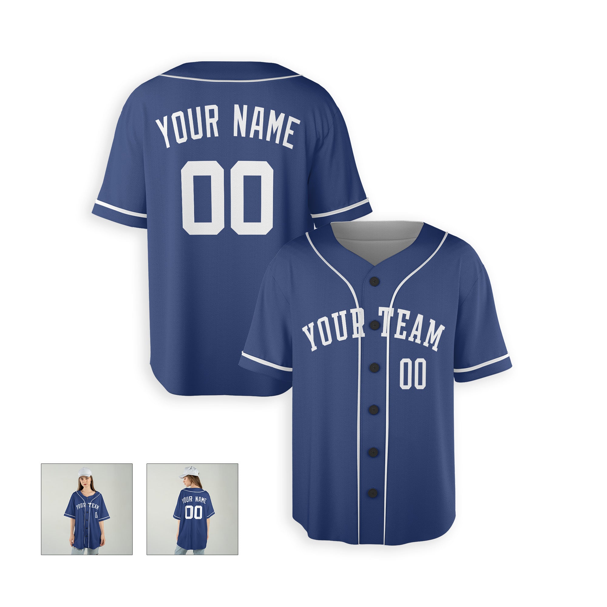 Personalized Kansas City Fan Royal Baseball Jersey – Alternate Style Custom Name & Number