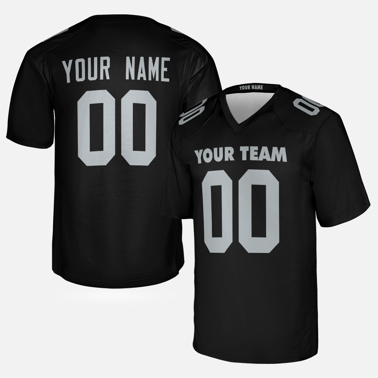 Personalized Las Vegas Fan Black Football Jersey – Custom Name & Number