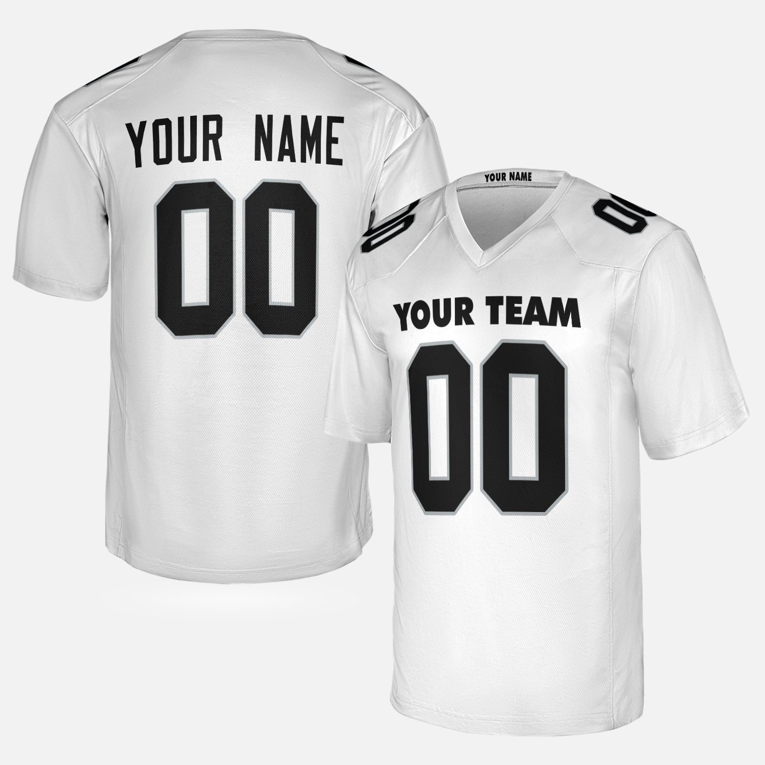 Personalized Las Vegas Fan White Football Jersey – Custom Name & Number