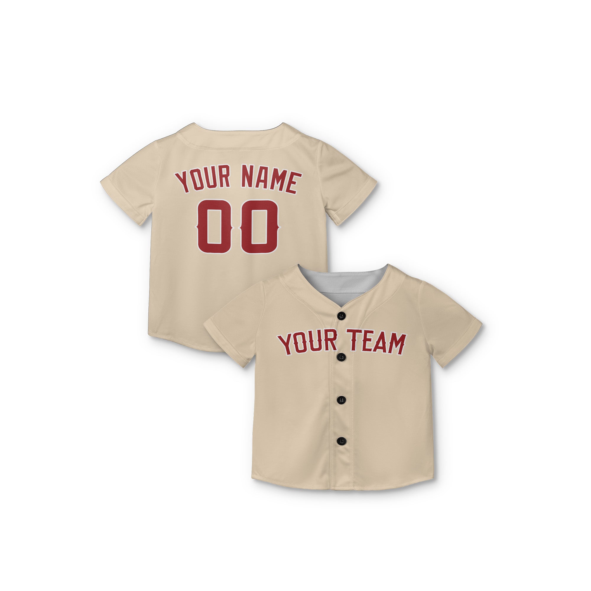 Personalized Los Angeles Fan Cream Baseball Jersey – City Style Custom Name & Number