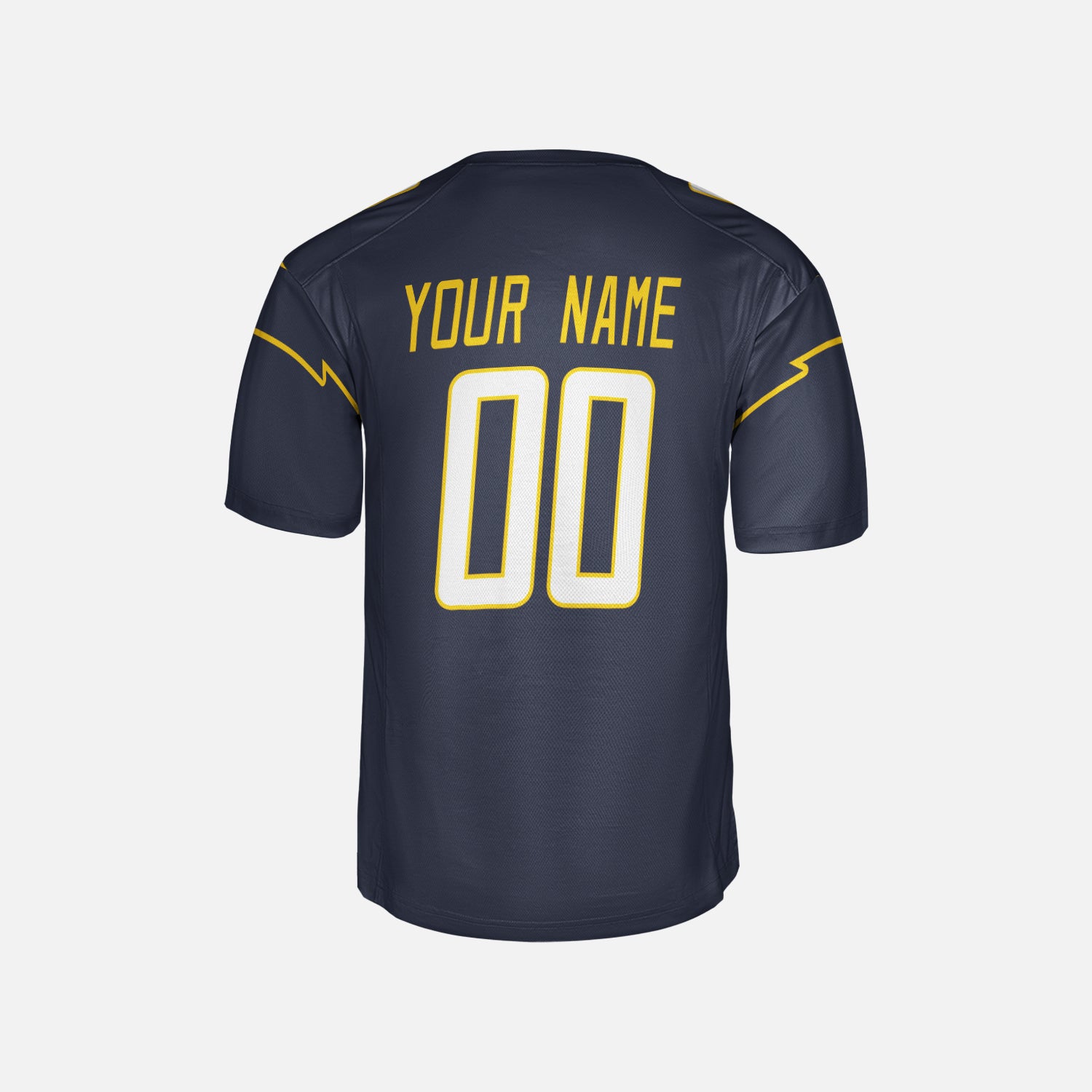 Personalized Los Angeles Fan Navy Football Jersey – Alternate Style Custom Name & Number
