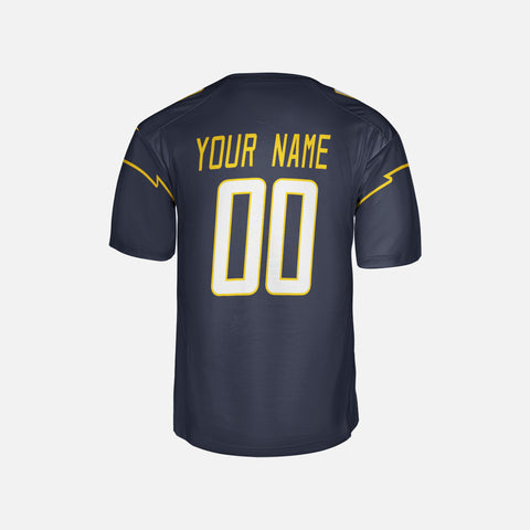Personalized Los Angeles Fan Navy Football Jersey – Alternate Style Custom Name & Number