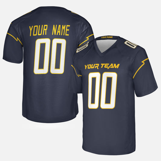 Personalized Los Angeles Fan Navy Football Jersey – Alternate Style Custom Name & Number