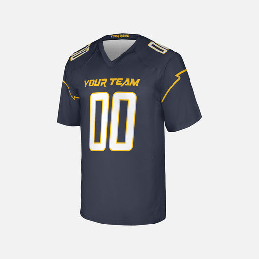 Personalized Los Angeles Fan Navy Football Jersey – Alternate Style Custom Name & Number