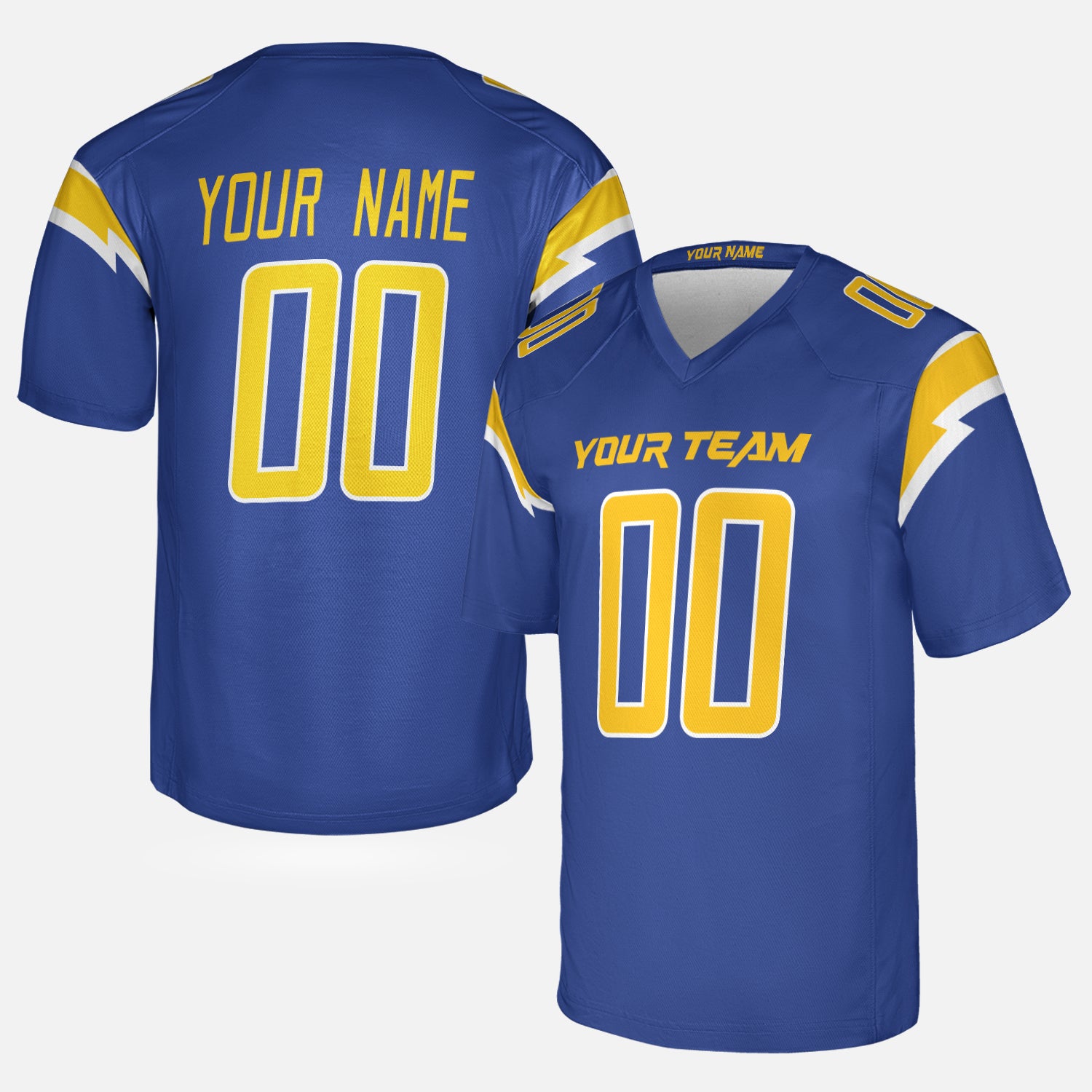 Personalized Los Angeles Fan Royal Football Jersey – Alternate Style Custom Name & Number